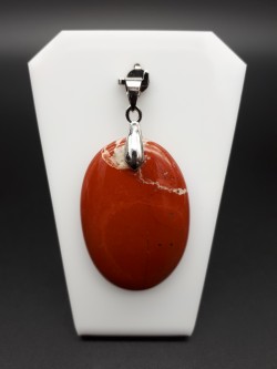 Pendentif jaspe rouge