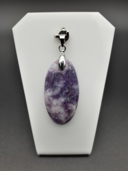 Pendentif lépidolite