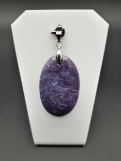 Pendentif lépidolite