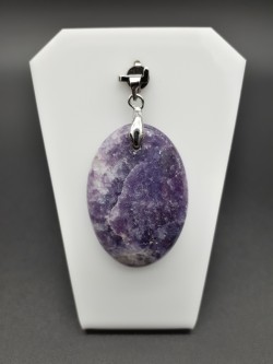 Pendentif lépidolite