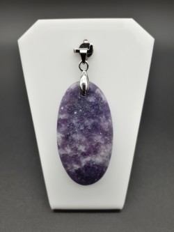 Pendentif lépidolite