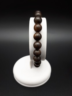 Bracelet bronzite perles 8mm