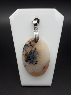 Pendentif agate dendritique...