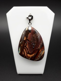 Pendentif opale Boulder