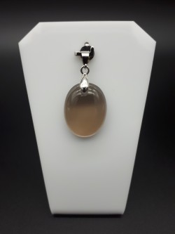 Pendentif quartz fumé