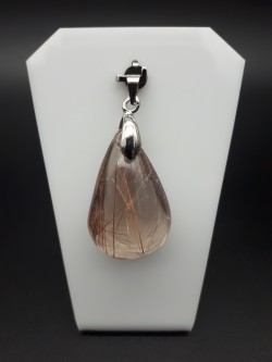 Pendentif quartz rutile