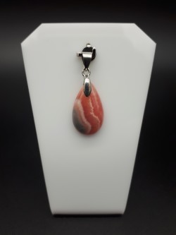 Pendentif rhodochrosite