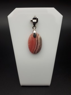 Pendentif rhodochrosite