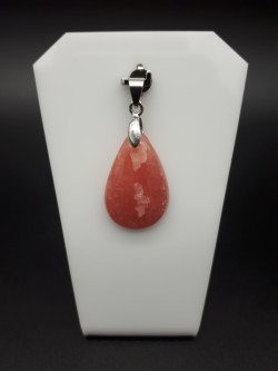 Pendentif rhodochrosite