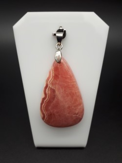 Pendentif rhodochrosite