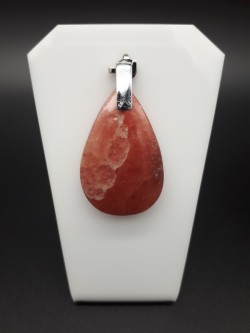 Pendentif rhodochrosite