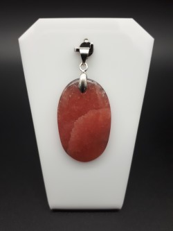 Pendentif rhodochrosite