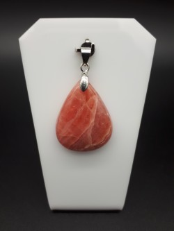 Pendentif rhodochrosite