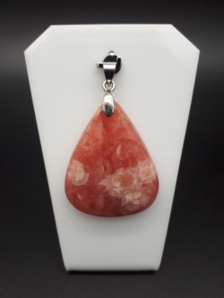 Pendentif rhodochrosite