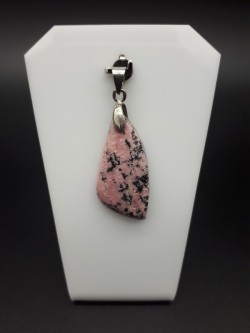 Pendentif rhodonite d'Afrique