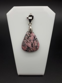 Pendentif rhodonite d'Afrique