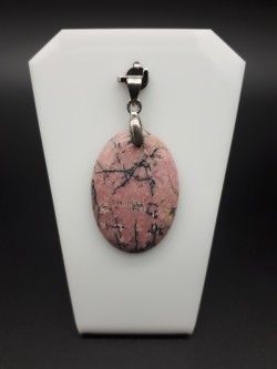 Pendentif rhodonite d'Afrique