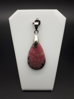 Pendentif rhodonite