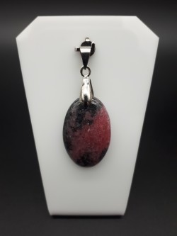 Pendentif rhodonite