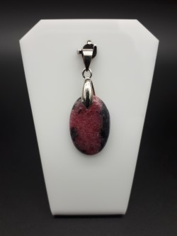 Pendentif rhodonite