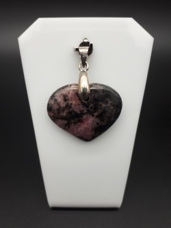 Pendentif rhodonite