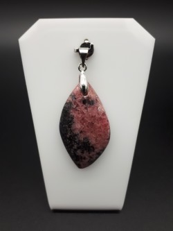 Pendentif rhodonite