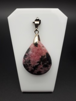 Pendentif rhodonite