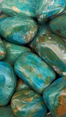 Chrysocolle opalin du Pérou