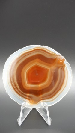 Tranche d'agate naturelle