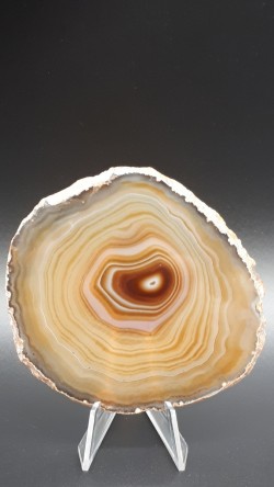 Tranche d'agate naturelle