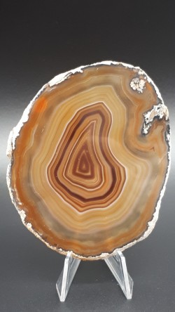 Tranche d'agate naturelle