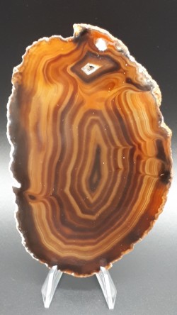 Tranche d'agate naturelle