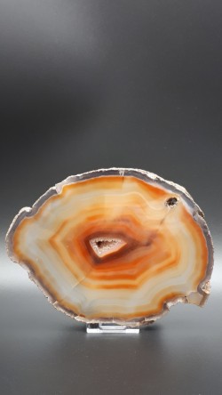 Tranche d'agate naturelle