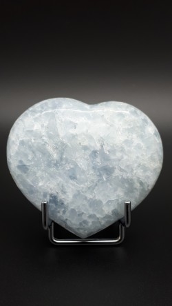 Cœur calcite bleue