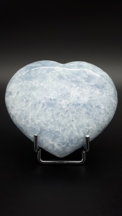 Cœur calcite bleue