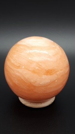 Sphère calcite orange