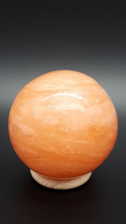 Sphère calcite orange