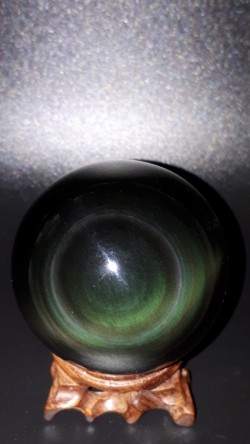 Sphère obsidienne œil céleste