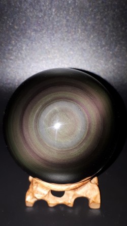 Sphère obsidienne œil céleste