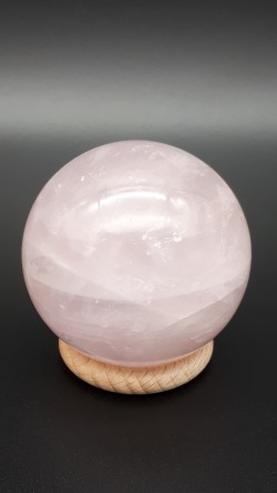 Sphère quartz rose