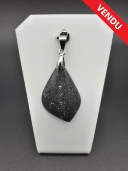 Pendentif tourmaline noire