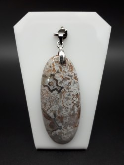 Pendentif agate crazy lace