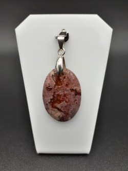 Pendentif opale rouge