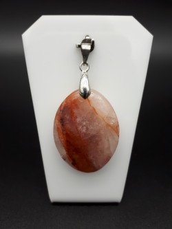 Pendentif quartz hématoïde