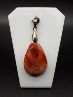 Pendentif quartz hématoïde