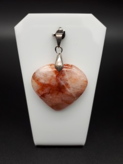 Pendentif quartz hématoïde