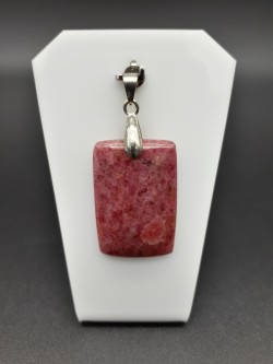 Pendentif rhodonite