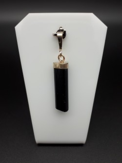 Pendentif tourmaline noire...