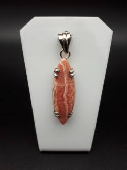 Pendentif rhodochrosite