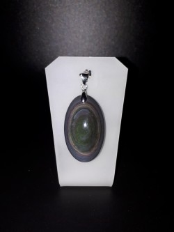 Pendentif obsidienne œil...